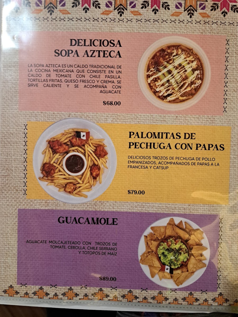 Museo gastronomico Viva Mexico Menu - Image 2